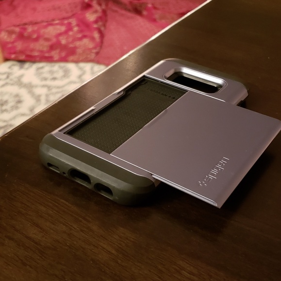 Samsung Galaxy S8 Phone Case w/Credit Card Holder - Picture 1 of 4